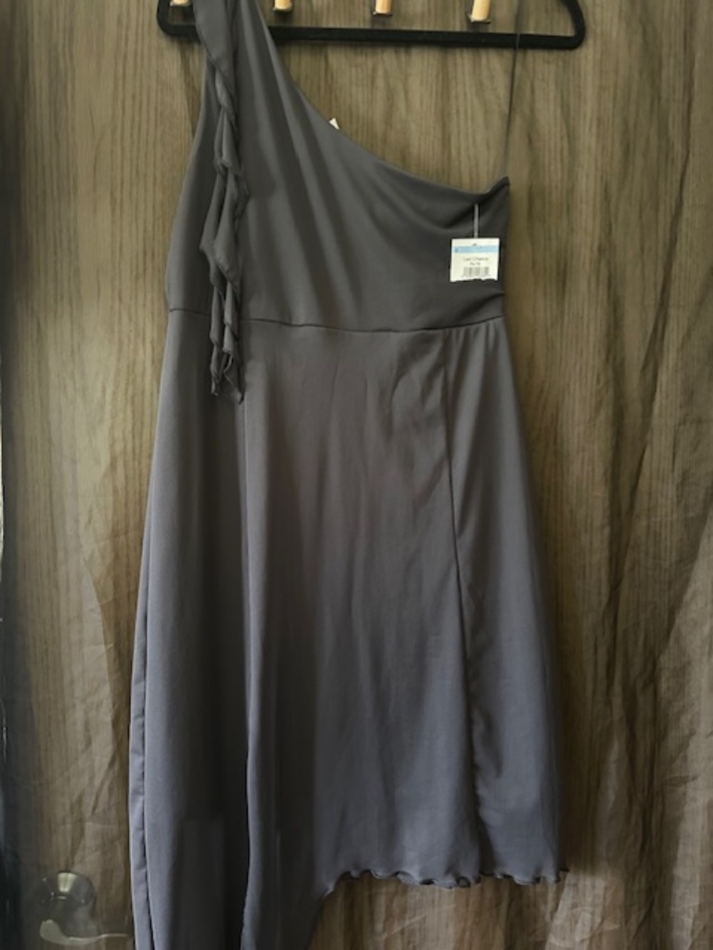 Noisy May Black One Shoulder Asymmetric Dress NWT
